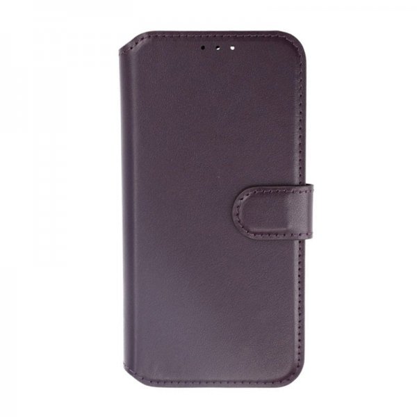 Rvelon iPhone 15 Pro Max Fodral Äkta Läder Lila