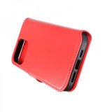 Rvelon iPhone 15 Pro Max Fodral Äkta Läder Röd
