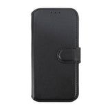 Rvelon iPhone 15 Pro Max Fodral Äkta Läder Svart