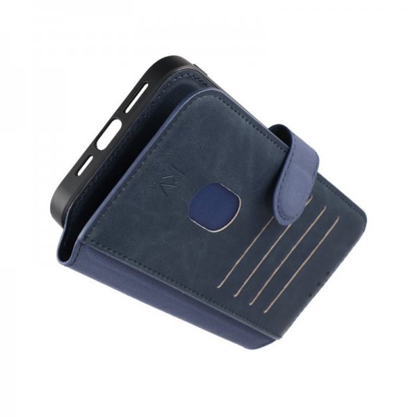 Rvelon iPhone 15 Pro Max Fodral 4 Kortfack MagSafe Blå