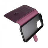 Rvelon iPhone 15 Pro Max Fodral 4 Kortfack MagSafe Lila