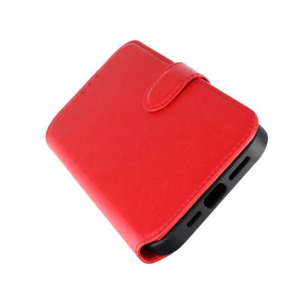 Rvelon iPhone 15 Pro Max Fodral 4 Kortfack MagSafe Röd