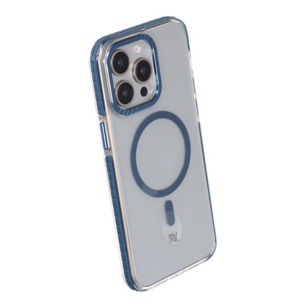 Rvelon iPhone 15 Pro Max Skal TPU MagSafe Blå