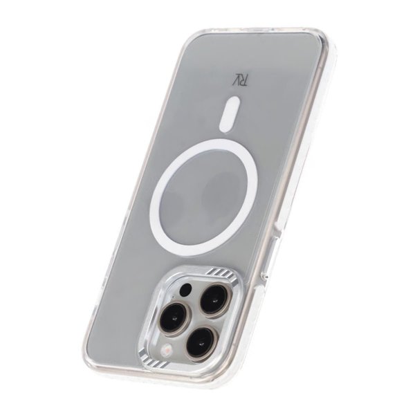 Rvelon iPhone 15 Pro Max Skal Förstärkta Hörn Vit