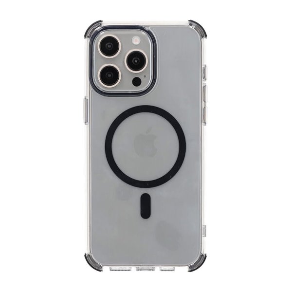 Rvelon iPhone 15 Pro Max Skal Förstärkta Hörn Svart