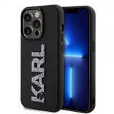 Karl Lagerfeld iPhone 15 Pro Max Skal 3D Rubber Karl Svart