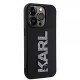 Karl Lagerfeld iPhone 15 Pro Max Skal 3D Rubber Karl Svart