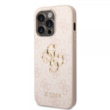 Guess iPhone 15 Pro Max Skal 4G Logo Rosa