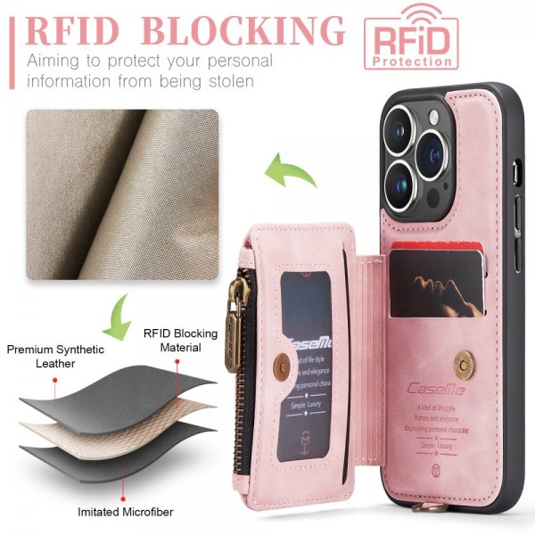 CaseMe iPhone 15 Pro Max Skal C20 Series Rosa