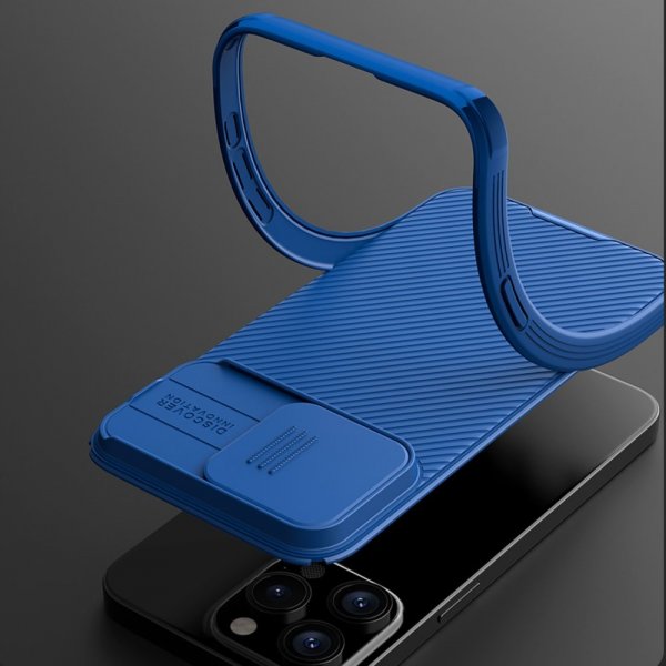 Nillkin iPhone 15 Pro Max Skal CamShield MagSafe Blå