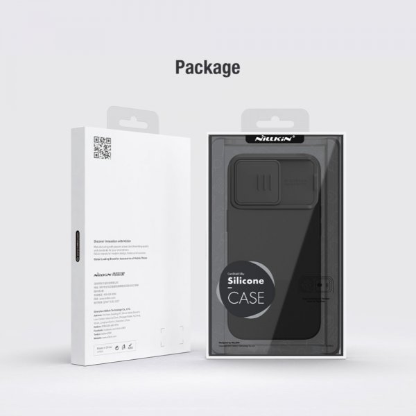Nillkin iPhone 15 Pro Max Skal CamShield Silky MagSafe Ljusblå