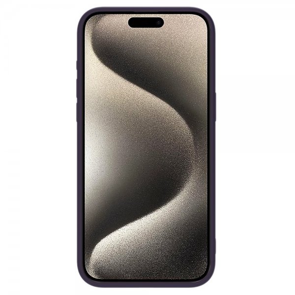 Nillkin iPhone 15 Pro Max Skal CamShield Silky MagSafe Mörklila