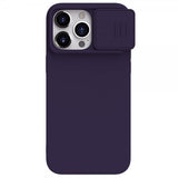 Nillkin iPhone 15 Pro Max Skal CamShield Silky MagSafe Mörklila