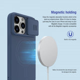 Nillkin iPhone 15 Pro Max Skal CamShield Silky MagSafe Mörklila