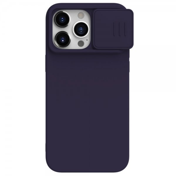 Nillkin iPhone 15 Pro Max Skal CamShield Silky Mörklila