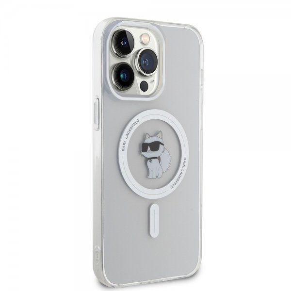 Karl Lagerfeld iPhone 15 Pro Max Skal Choupette MagSafe Transparent