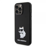 Karl Lagerfeld iPhone 15 Pro Max Skal Choupette NFT Svart