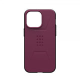 Urban Armor Gear (UAG) iPhone 15 Pro Max Skal Civilian MagSafe Bordeaux