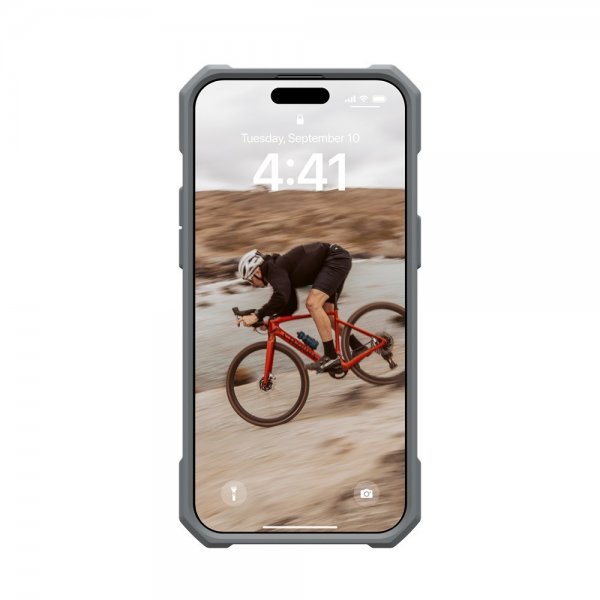 Urban Armor Gear (UAG) iPhone 15 Pro Max Skal Essential Armor MagSafe Silver