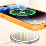 Baseus iPhone 15 Pro Max Skal Fauxther Series MagSafe Orange