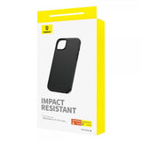 Baseus iPhone 15 Pro Max Skal Fauxther Series Svart