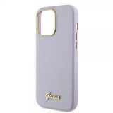 Guess iPhone 15 Pro Max Skal Full Glitter Wrapped Lilac