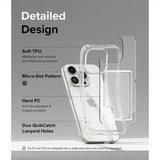 Ringke iPhone 15 Pro Max Skal Fusion Card Clear