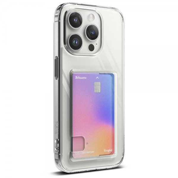 Ringke iPhone 15 Pro Max Skal Fusion Card Clear