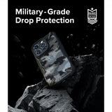 Ringke iPhone 15 Pro Max Skal Fusion X Design Camo Black