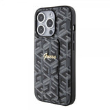 Guess iPhone 15 Pro Max Skal G Cube Grip Stand Svart