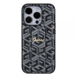 Guess iPhone 15 Pro Max Skal G Cube Grip Stand Svart