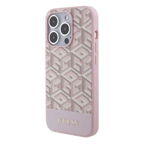 Guess iPhone 15 Pro Max Skal G Cube MagSafe Rosa