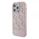 Guess iPhone 15 Pro Max Skal G Cube MagSafe Rosa