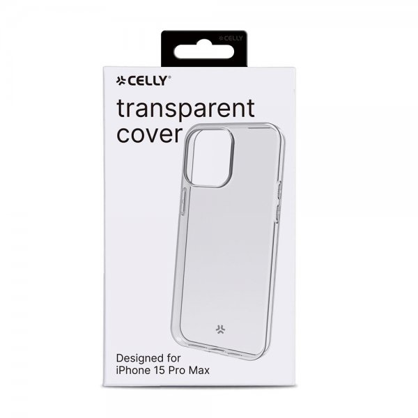 Celly iPhone 15 Pro Max Skal GELSKIN Transparent