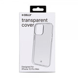 Celly iPhone 15 Pro Max Skal GELSKIN Transparent