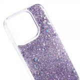 iPhone 15 Pro Max Skal Glitterpaljetter Lila