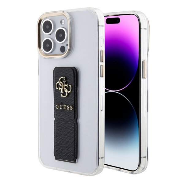 Guess iPhone 15 Pro Max Skal Grip Stand Clear Transparent