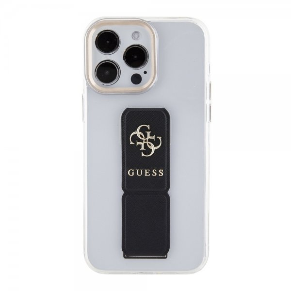 Guess iPhone 15 Pro Max Skal Grip Stand Clear Transparent