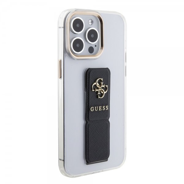 Guess iPhone 15 Pro Max Skal Grip Stand Clear Transparent