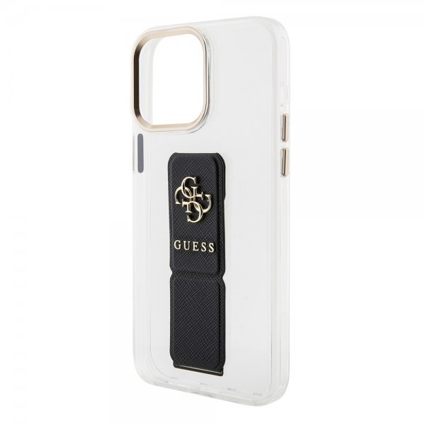 Guess iPhone 15 Pro Max Skal Grip Stand Clear Transparent