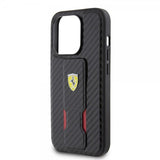 Ferrari iPhone 15 Pro Max Skal Grip Stand Function Svart