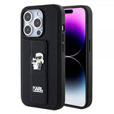 Karl Lagerfeld iPhone 15 Pro Max Skal Grip Stand Function Svart