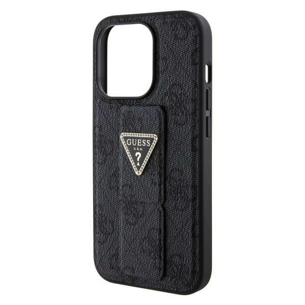 Guess iPhone 15 Pro Max Skal Grip Stand Function Svart