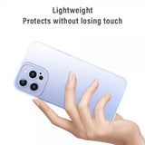 X-Level iPhone 15 Pro Max Skal Härdat Glas Blå