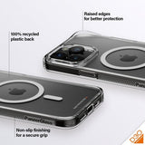 PanzerGlass iPhone 15 Pro Max Skal HardCase MagSafe D3O Transparent