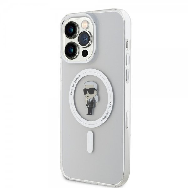 Karl Lagerfeld iPhone 15 Pro Max Skal Ikonik MagSafe Transparent