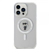 Karl Lagerfeld iPhone 15 Pro Max Skal Ikonik MagSafe Transparent