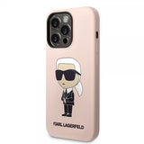 Karl Lagerfeld iPhone 15 Pro Max Skal Ikonik NFT Rosa