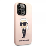 Karl Lagerfeld iPhone 15 Pro Max Skal Ikonik NFT Rosa