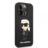 Karl Lagerfeld iPhone 15 Pro Max Skal Ikonik NFT Svart